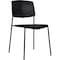 Isl Furnishings Zuho Modern Indoor Outdoor Chair 2, Zuho II - Black, PR CH60DC-2PK-PP01 - alternate 1